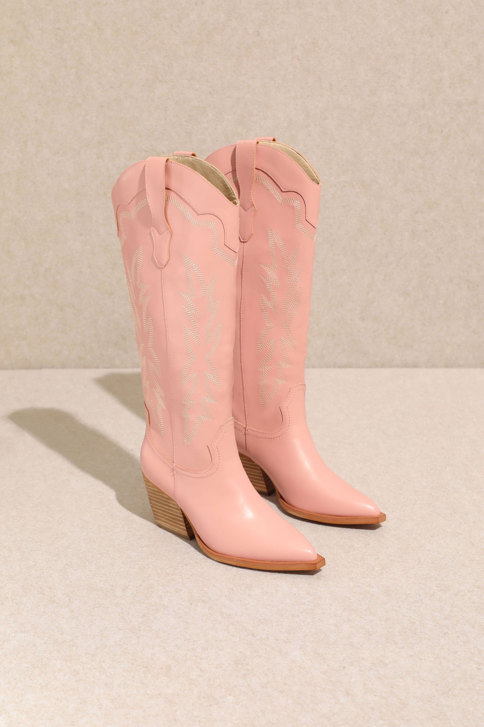 Malibu Western Boots Pink Sugar Daisy Pink Boutique